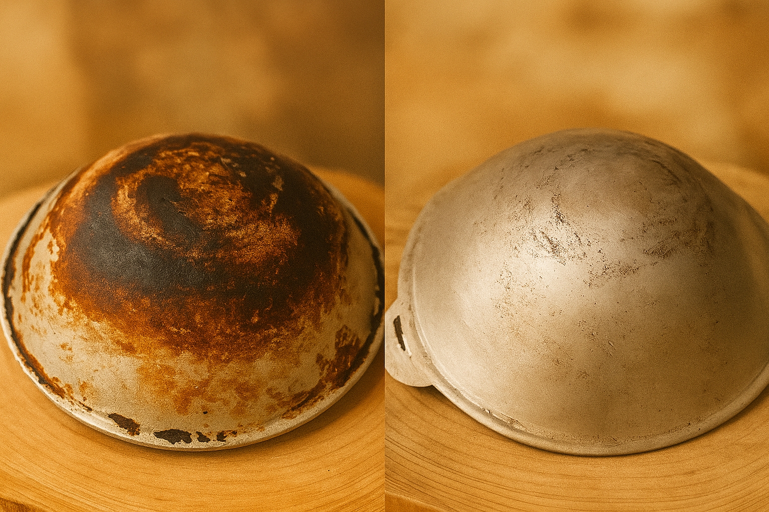 Nggak perlu ngegosok sampai berotot! Ini cara bersihin wajan gosong antidrama