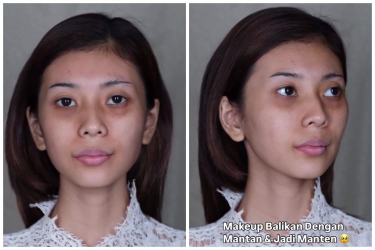Punya mata panda lebar, transformasi cewek dirias ala pengantin Sunda ini auto fresh bikin pangling