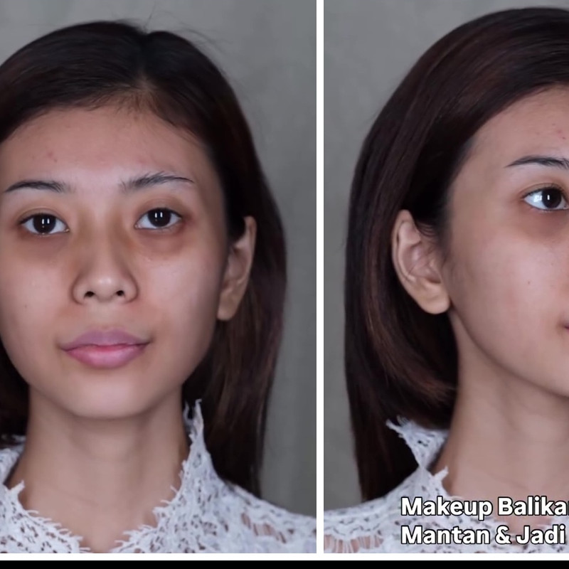 Punya mata panda lebar, transformasi cewek dirias ala pengantin Sunda ini auto fresh bikin pangling