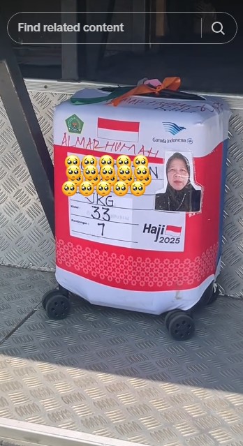 Gagal sambut ibu pulang haji, anak ini hanya bisa jemput kopernya, kisah di baliknya bikin pilu