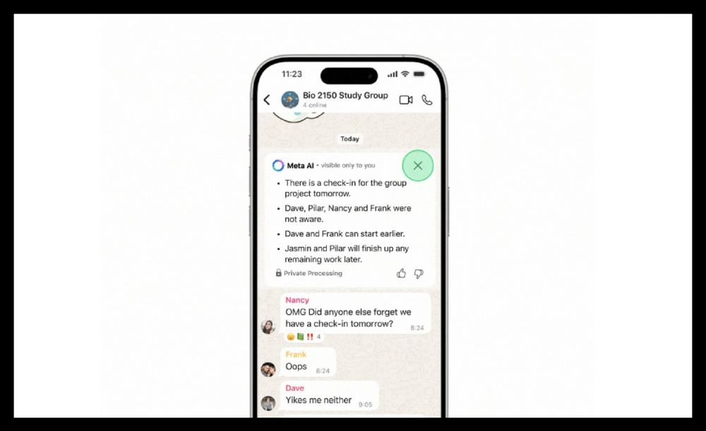 Pusing lihat 100++ notif chat WhatsApp Group? Bentar lagi bisa rangkum semuanya pakai fitur AI