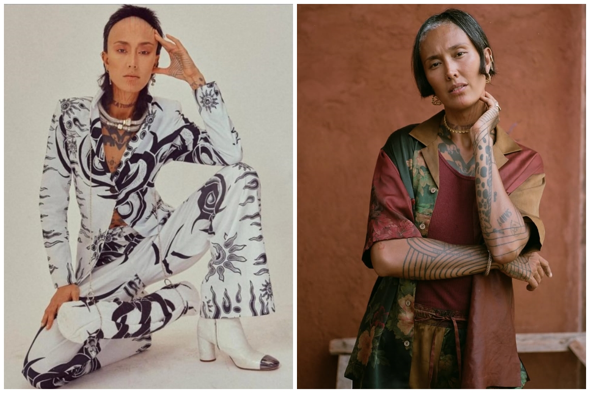 Model iklan parfum jadul ini kini tampil nyentrik penuh tato, 9 potret lawasnya manglingi pol