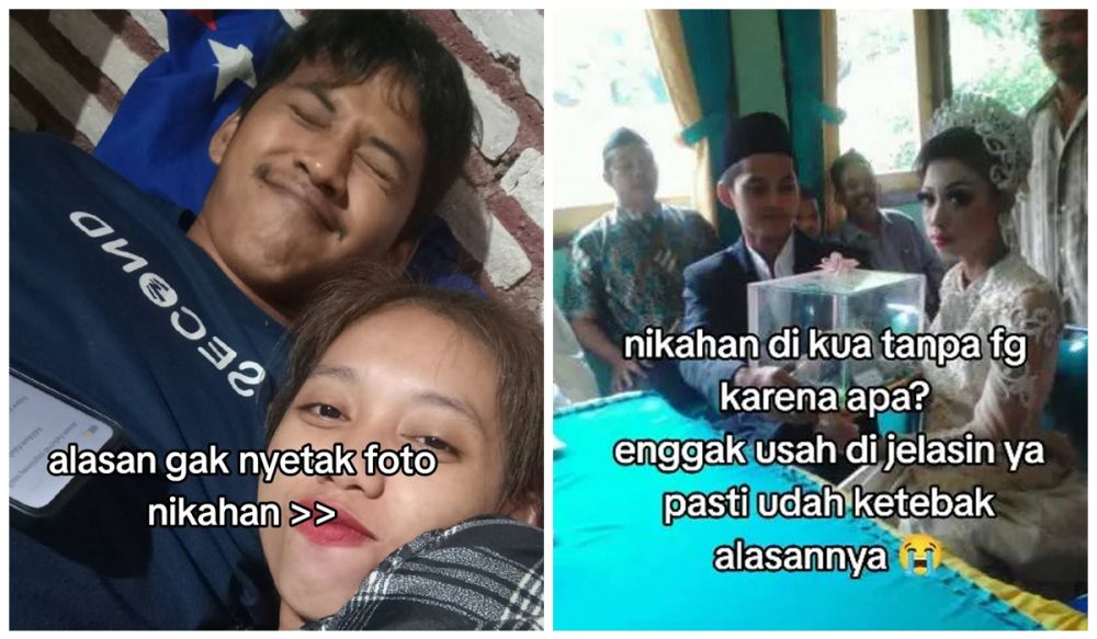 Momen wanita curhat tak pernah cetak foto pernikahan, ternyata hasil makeupnya malah bikin salfok