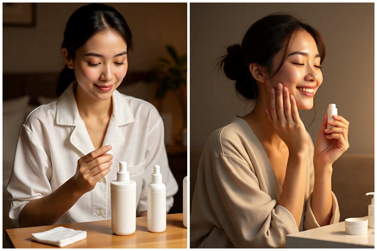 10 Menit sebelum tidur, ini trik skincare malam yang bikin kulit awet muda
