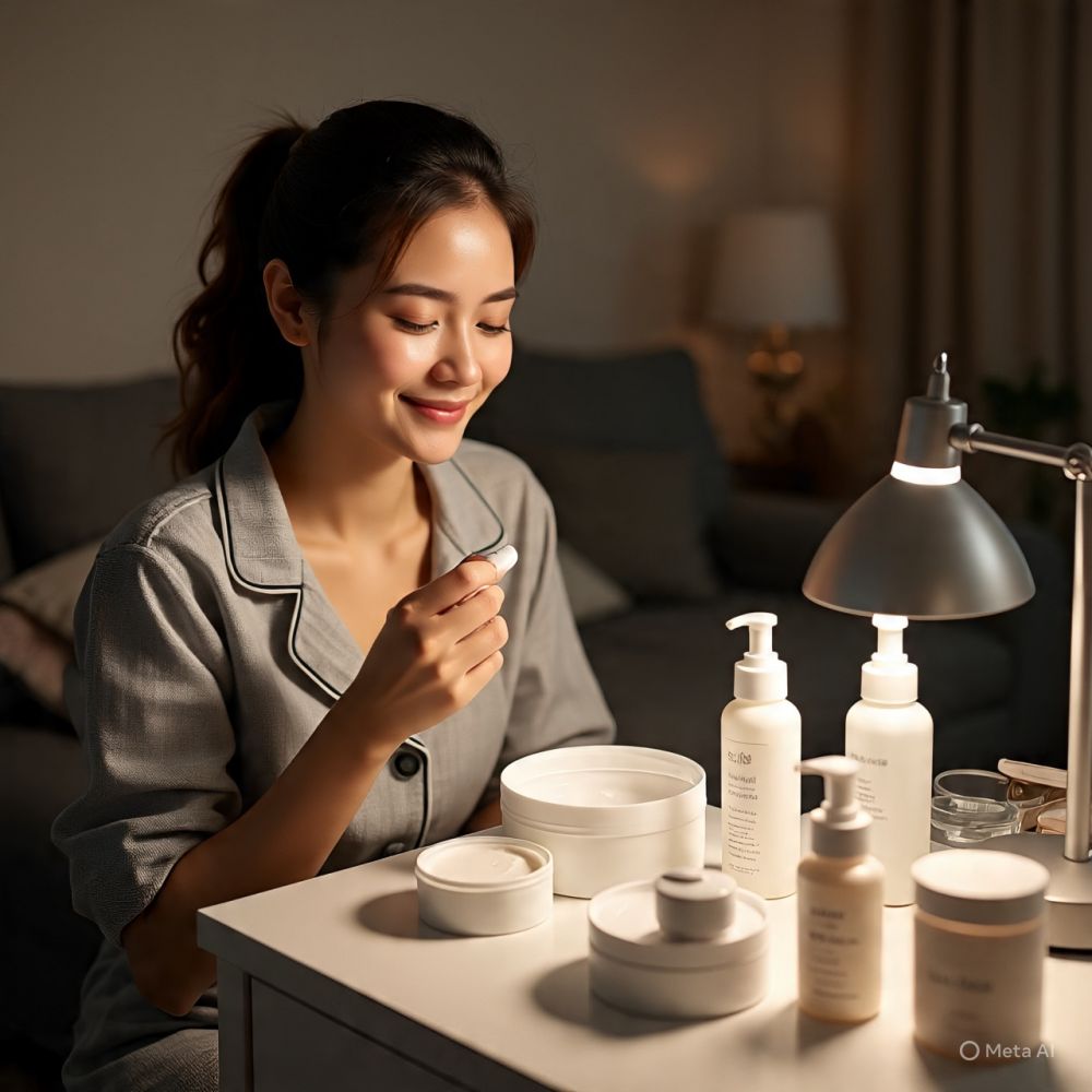 10 Menit sebelum tidur, ini trik skincare malam yang bikin kulit awet muda