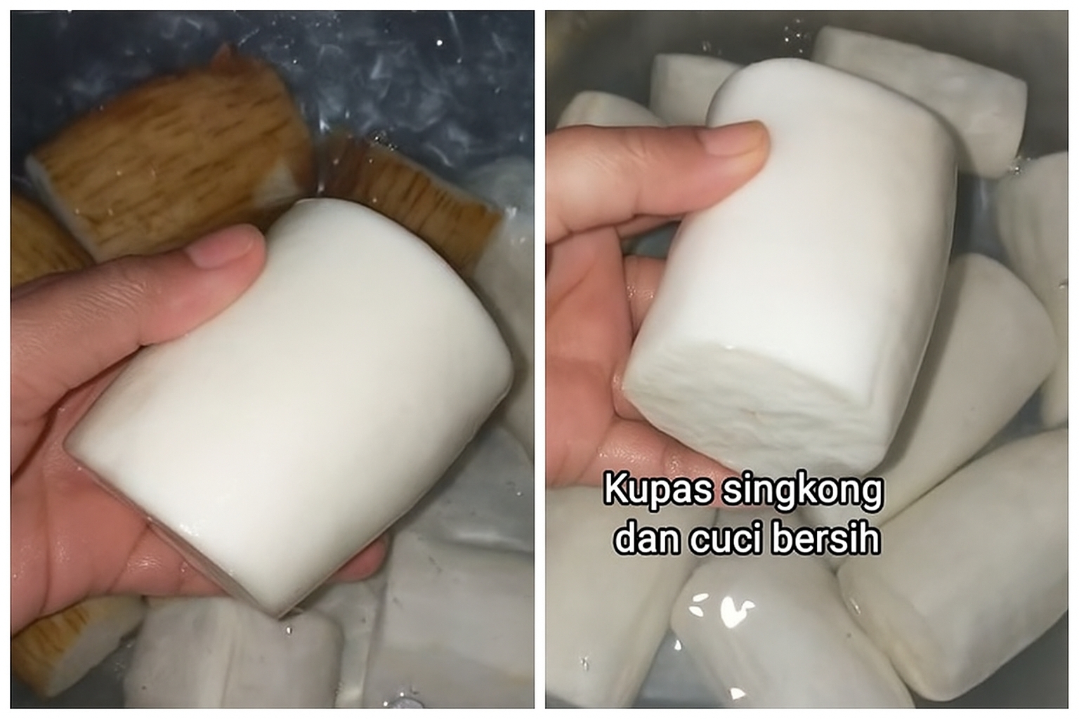 Trik simpel biar singkong kupas nggak cepat hitam dan bisa disimpan lama