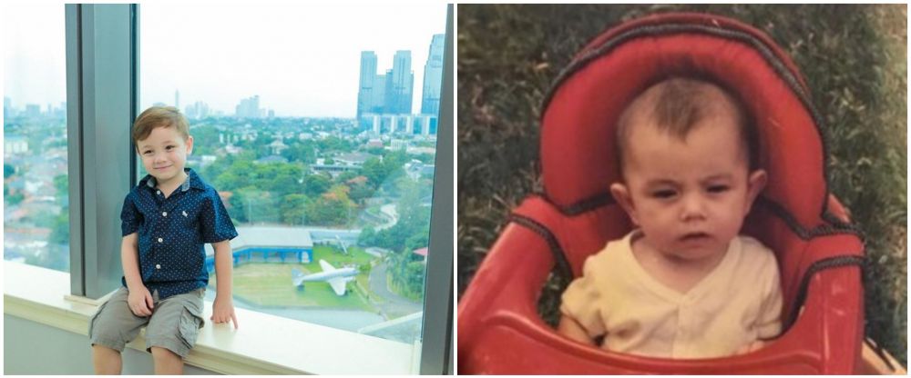Plek-ketiplek dengan sang anak, potret masa kecil 14 seleb ini bukti buah jatuh tak jauh dari pohonnya