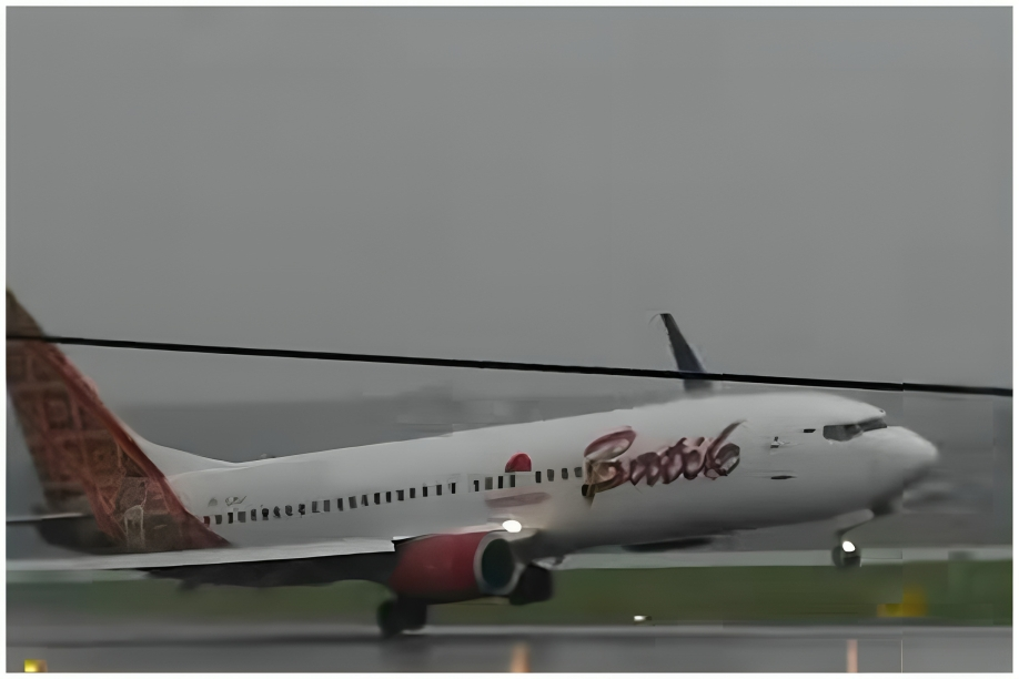 Viral video pesawat Batik Air mendarat miring di Soekarno-Hatta, ini penyebabnya