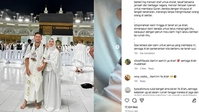 Ananda Omesh sudah rindu Tanah Suci Usai naik Haji: Setengah hati kami masih di sana