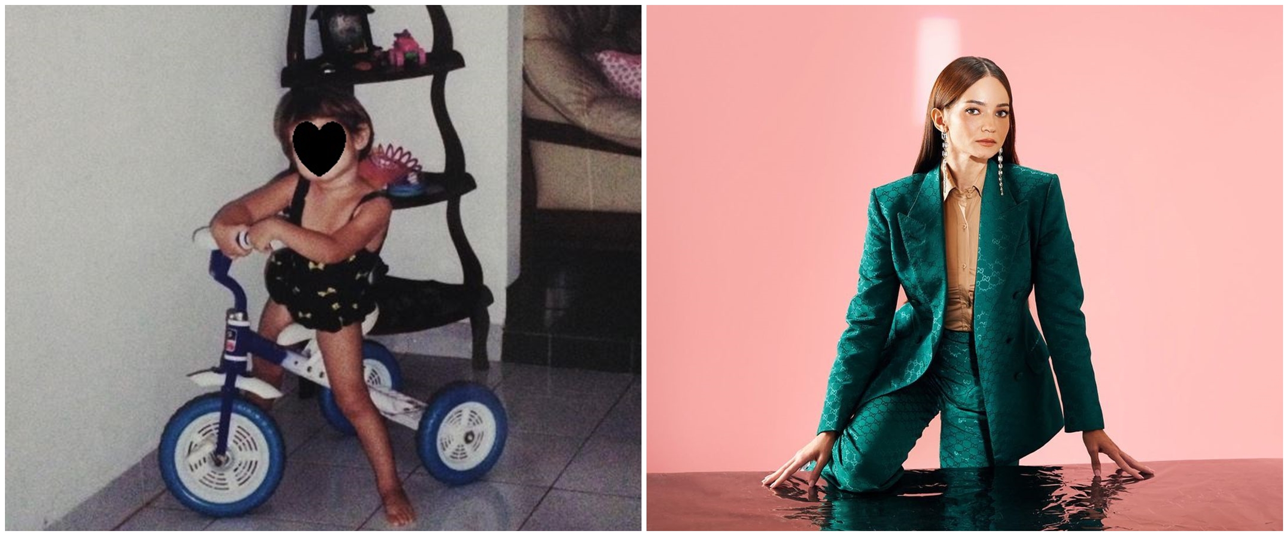 Wajah masa kecilnya bak boneka hidup, ini 9 potret dulu dan kini Enzy Storia yang making glow up