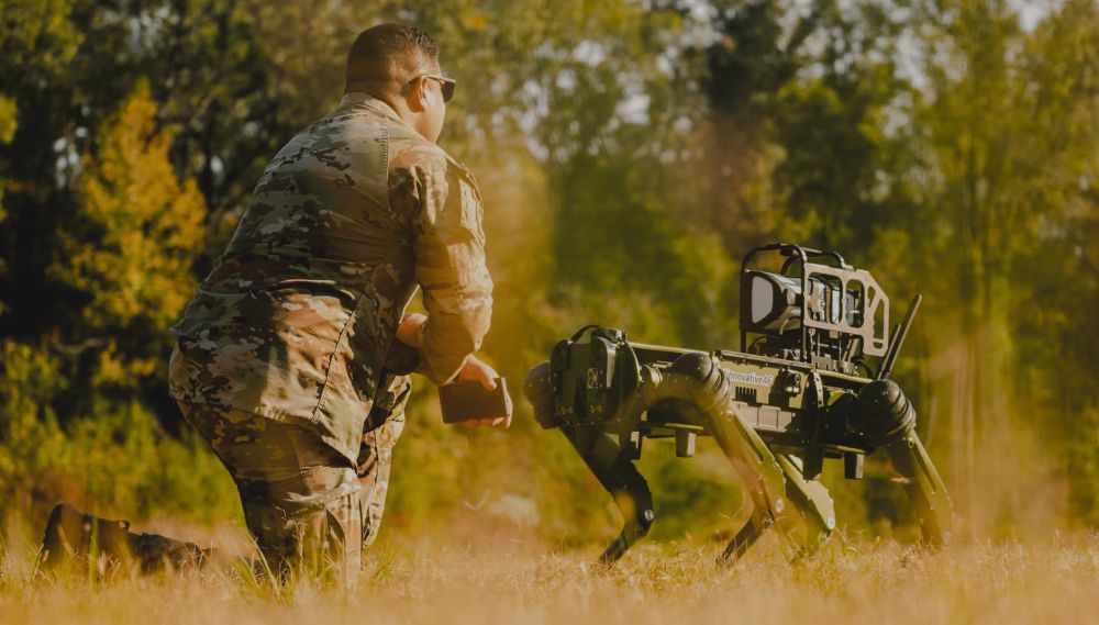 Bisa bantu damkar sampai militer, ini canggihnya robot anjing viral di persiapan HUT Polri