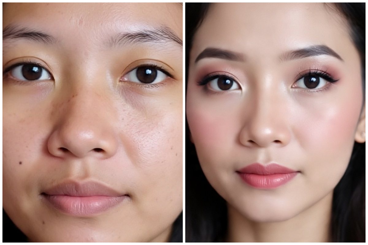 Tips makeup untuk kulit berpori besar, biar flawless seharian tanpa crack