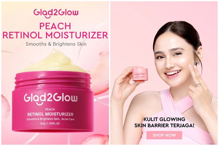 Urutan dan cara pakai retinol Glad2Glow, hasilnya maksimal dan cocok buat pemula