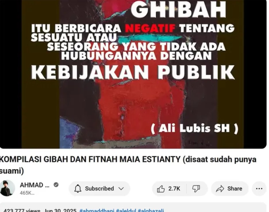Ahmad Dhani unggah video kompilasi ghibah Maia Estianty, reaksi El Rumi bikin geregetan netizen