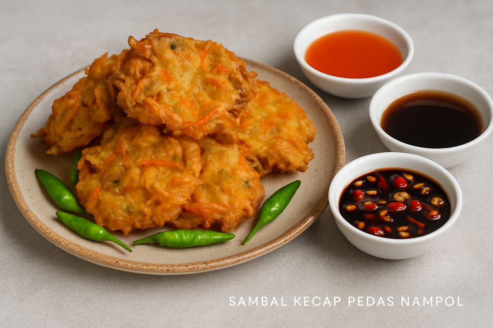 Jangan cuma pakai cabai rawit, 7 resep saus cocolan ini bikin bakwan sayur jadi rebutan