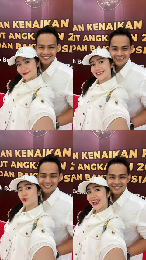 7 Potret Febby Rastanti hadiri HUT Bhayangkara ke-79, gayanya simpel tapi berkelas