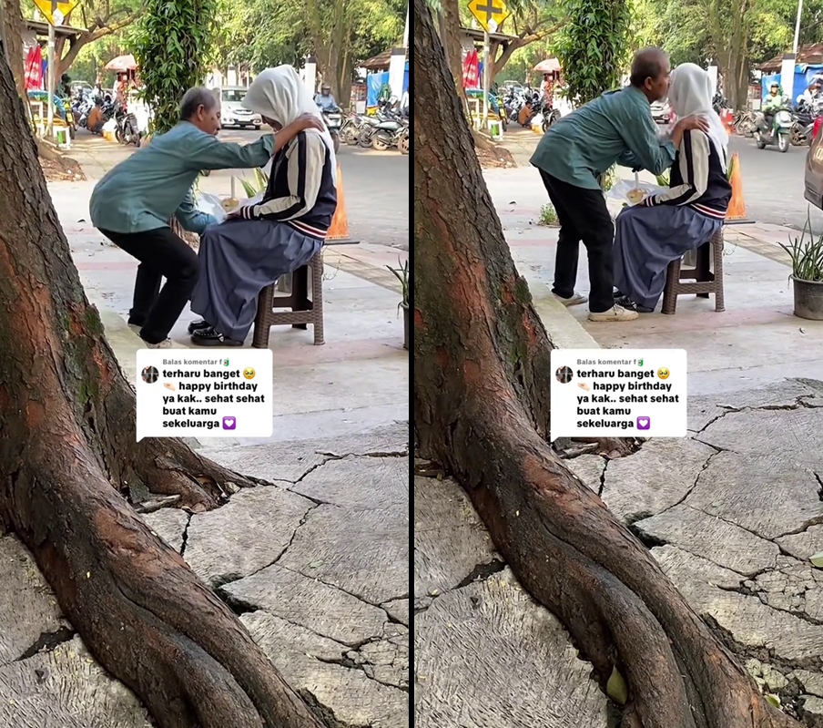 Momen haru seorang ayah berikan kejutan ultah ke putrinya usai dapat BSU, sederhana tapi bikin mewek