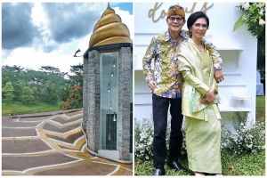 Punya rumah mirip keong, intip 6 cara dr. Boyke menata dapur dibuat melengkung nyambung mini bar