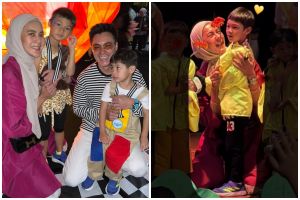 8 Potret Paula Verhoeven dan Baim Wong kompak hadiri wisuda anak usai putusan hak asuh, bikin terharu