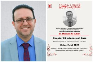 Sosok dr. Marwan Al Sultan, direktur RS Indonesia Gaza, dokter Jantung gugur akibat serangan Israel