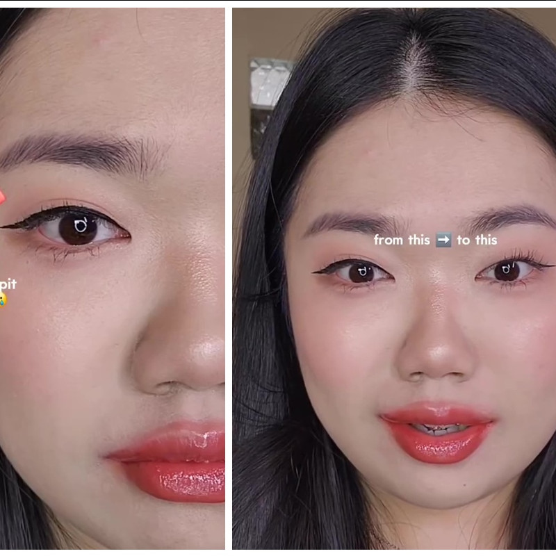 Trik pakai eyeliner supaya garisnya cepat nge-set dan tak mudah bleber, cukup tambah 1 produk makeup