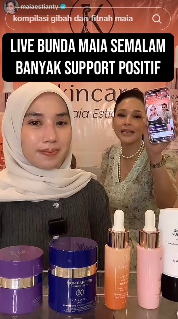 Maia Estianty banjir dukungan usai Ahmad Dhani unggah video kompilasi gibah, begini reaksi santainya