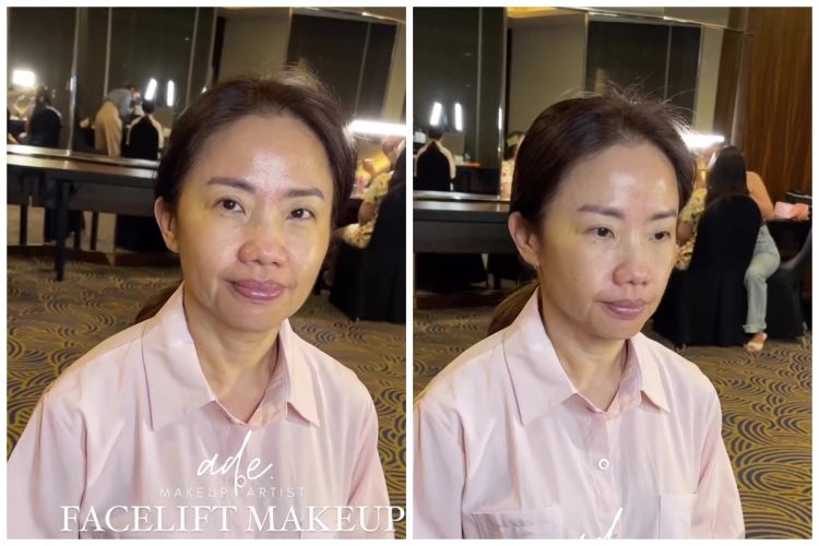 Mata monolid auto jadi lebar usai dirias glam makeup, transformasi before-afternya bikin takjub