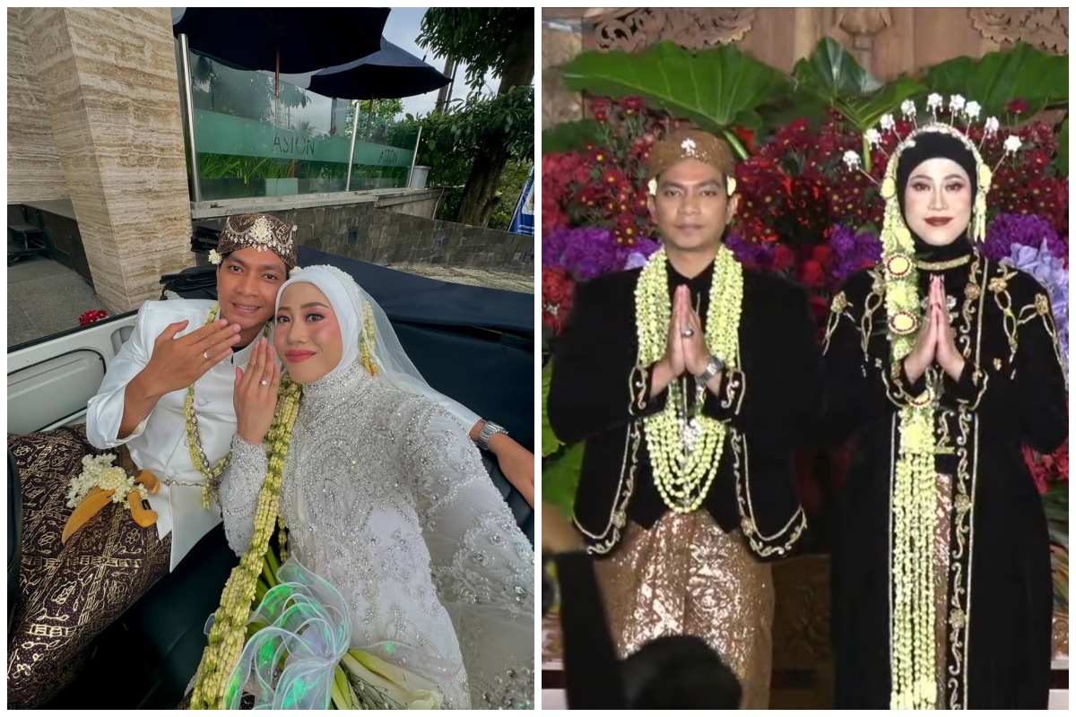 9 Potret resepsi pernikahan Megawati Hangestri dan Dio Novandra, digelar mewah dengan nuansa adat Jawa