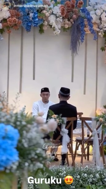 9 Potret akad nikah Gunawan Dwi Cahyo dan Alya Nabila, mas kawinnya duit Rp2,5 juta dan emas 5,7 gram