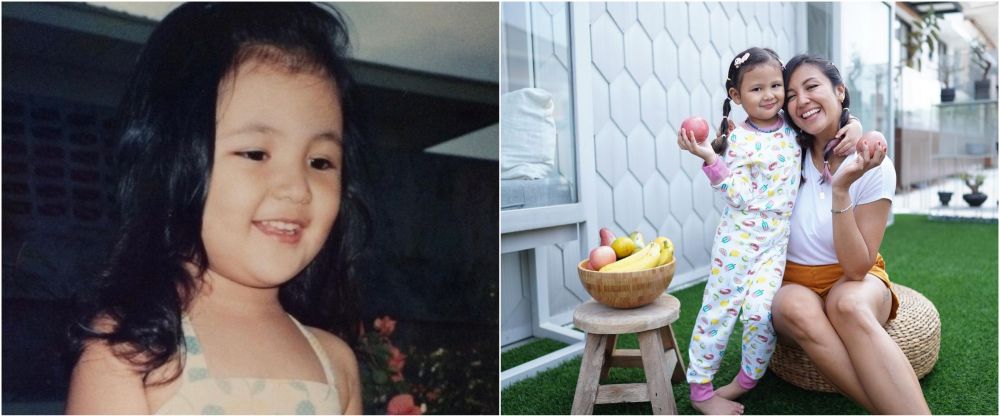 Wajahnya bikin gemas, ini potret masa kecil vs kini 11 ratu FTV, Sharena Delon mirip putri bungsunya