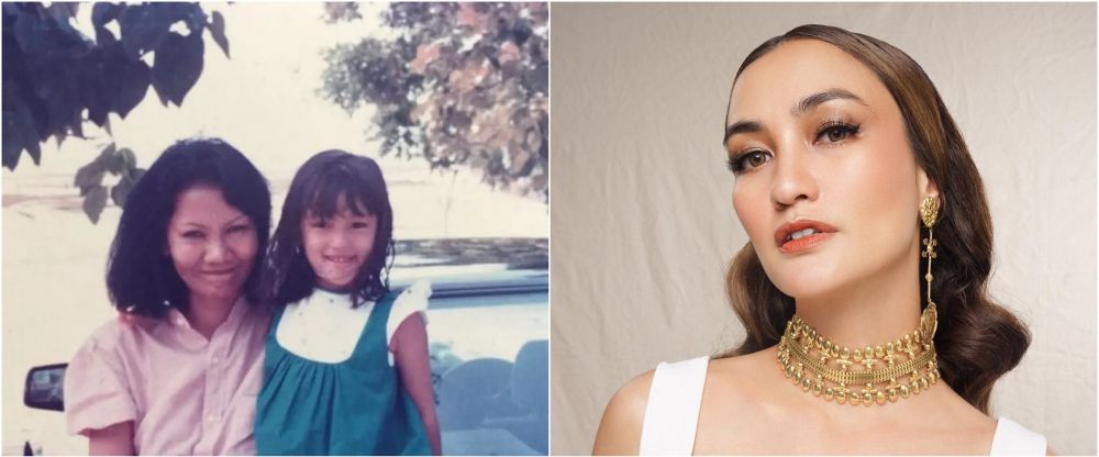 Wajahnya bikin gemas, ini potret masa kecil vs kini 11 ratu FTV, Sharena Delon mirip putri bungsunya