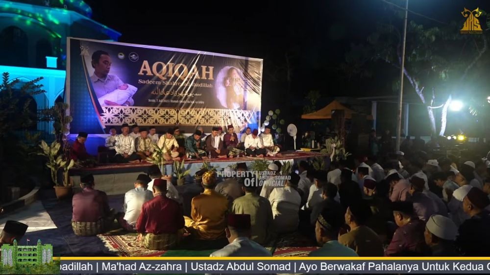 Dikaruniai anak lagi di usia 48, 9 momen akikah & khitanan putra Ustaz Abdul Somad digelar bersamaan
