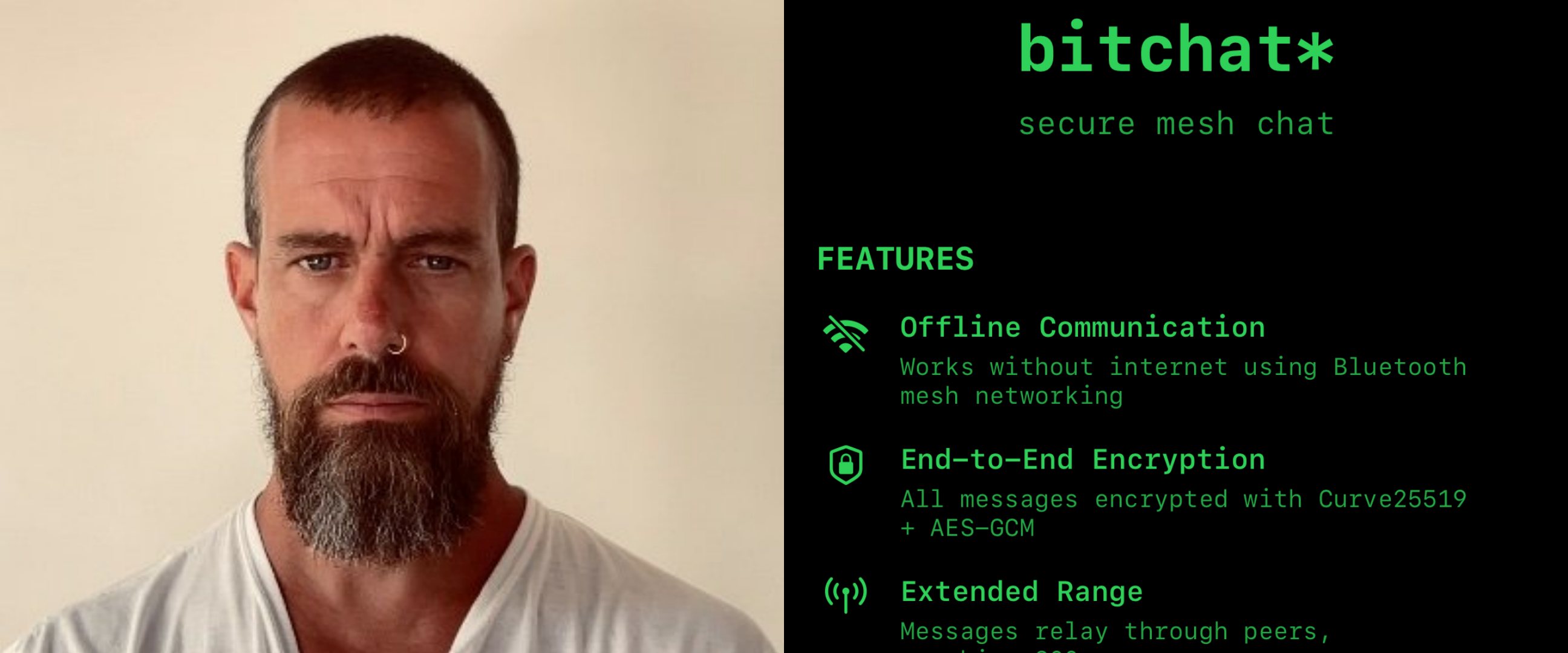 Co Founder Twitter Jack Dorsey bikin aplikasi chatting berbasis bluetooth, bisa ngobrol tanpa internet