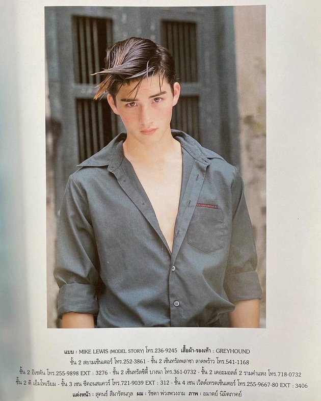 Mike Lewis saat muda disebut mirip Oppa Korea, intip 9 potret lawasnya bikin gadis kesengsem