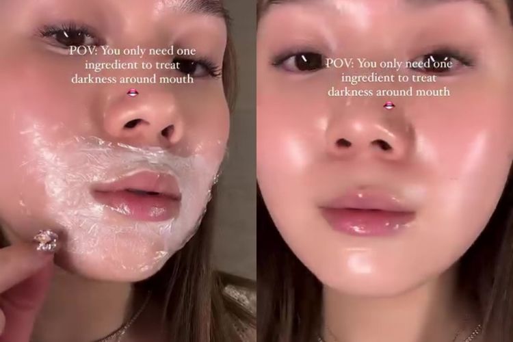 Cara mencerahkan pinggiran bibir hitam ini ampuh cuma pakai masker dari 2 bahan dapur