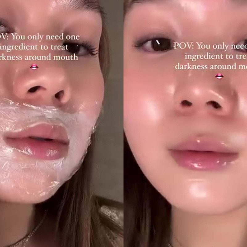 Cara mencerahkan pinggiran bibir hitam ini ampuh cuma pakai masker dari 2 bahan dapur