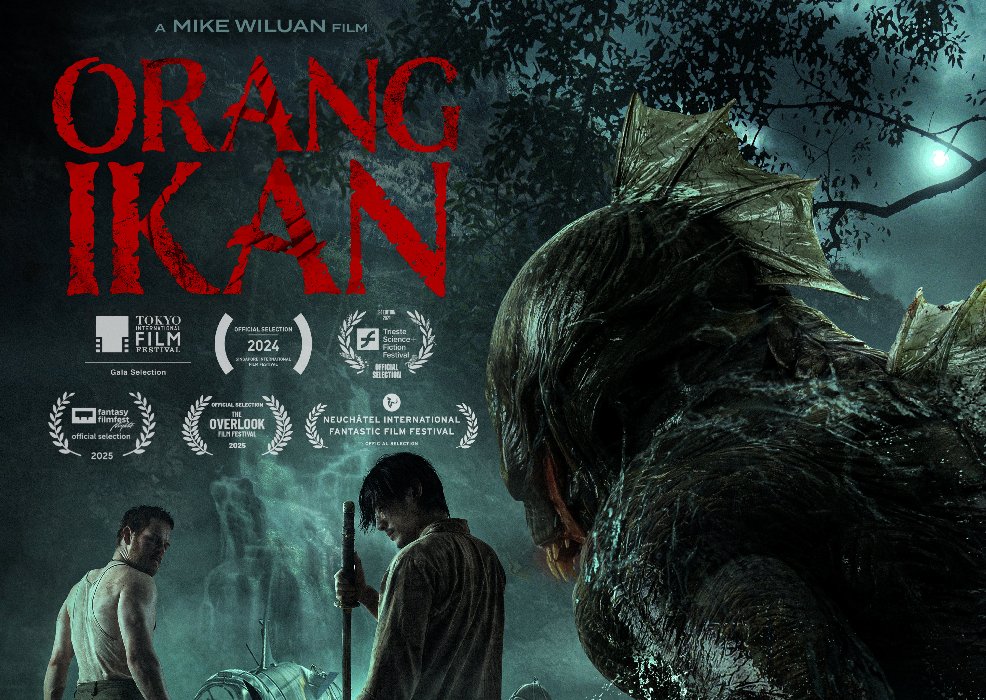 Ketika mitologi Melayu bertemu monster horor di tengah perang dalam film Orang Ikan