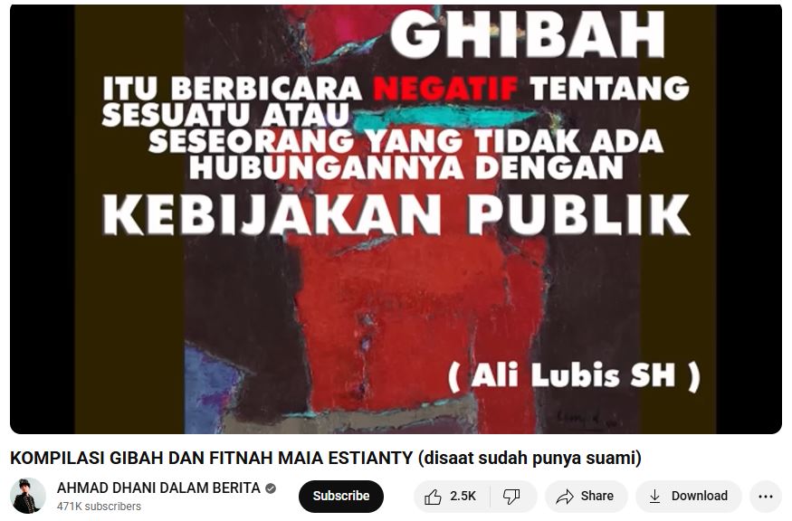 Ahmad Dhani ungkap alasan unggah video kompilasi Maia Estianty, sebut tak ada bantahan dari eks istri