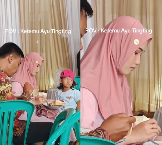 POV ketemu Ayu Ting Ting KW super di acara hajatan, saking miripnya sampai susah dibedakan