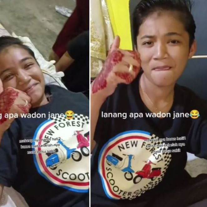 Begini jadinya kalau cewek tomboi dimakeup MUA jadi pengantin Jambi, dari tengil berubah jadi kalem