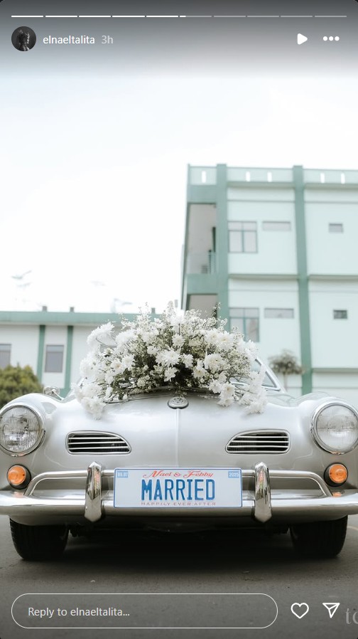 Penyanyi era 90-an Doel Sumbang mantu, ini 9 potret pernikahan Naellita Aprilia dan Febby perwira TNI