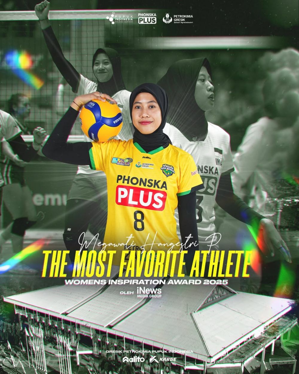 5 Fakta bergabungnya Megawati di klub voli Turki, penampilannya berhijab jadi omongan