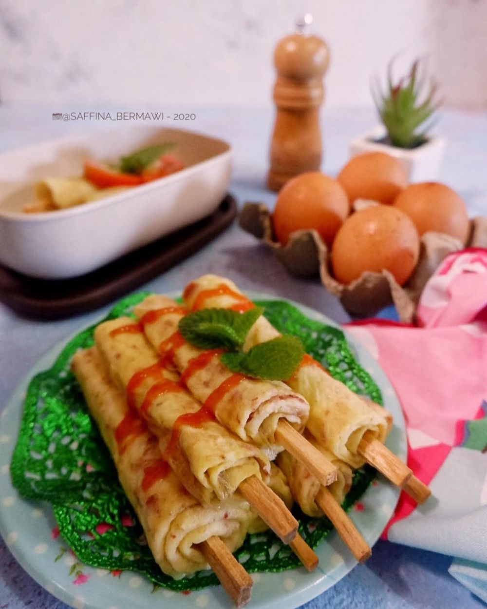 Awkarin suka makan telur gulung, intip 5 resepnya yang antigagal dan nggak boros minyak