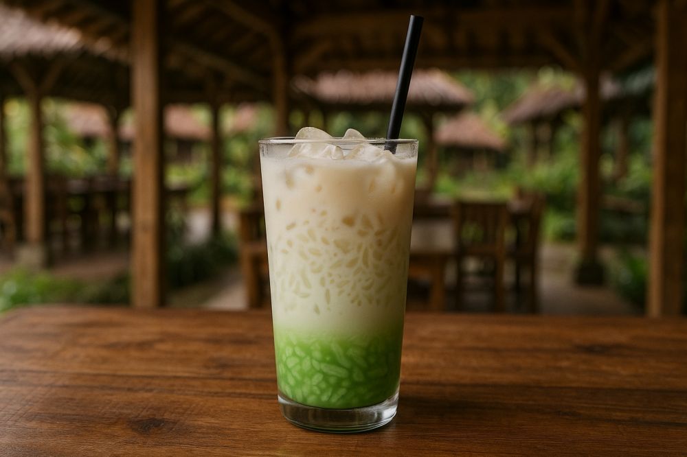 AHY kulineran di Magelang, resep es tape susu segar pilihannya ini ternyata gampang dibuat