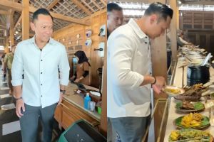 AHY kulineran di Magelang, resep es tape susu segar pilihannya ini ternyata gampang dibuat