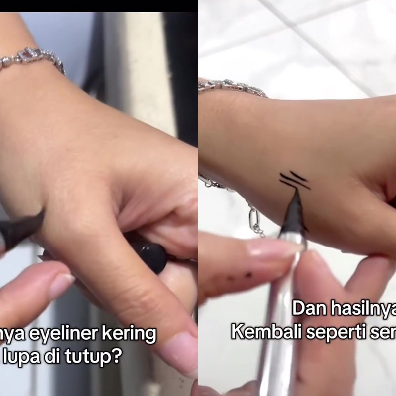 Eyeliner kering karena lupa ditutup? Begini trik mengatasinya tanpa harus beli baru
