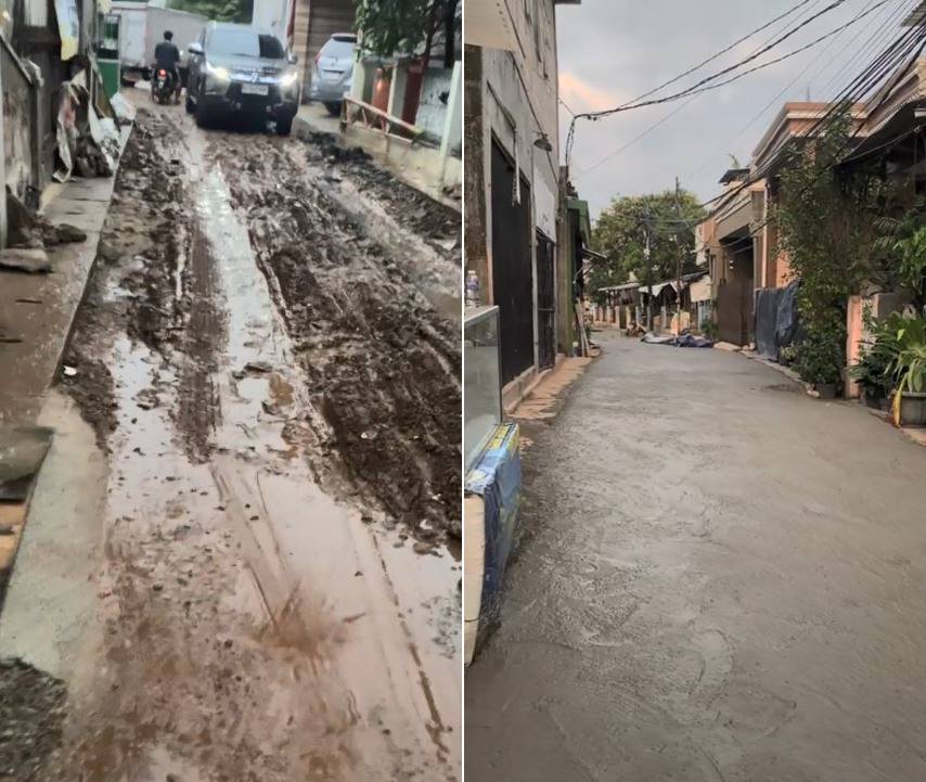 Kenalan sama Sahdan Arya, Ketua RT berusia 20 tahun yang lakukan aksi keren, cor jalan lewat swadaya