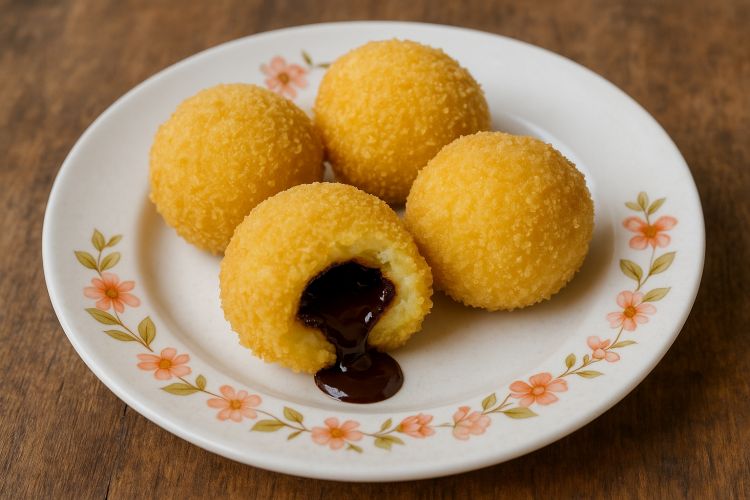 Cara bikin tape goreng isi cokelat yang rapi dan nggak belepotan, lengkap dengan tips adonan kokoh