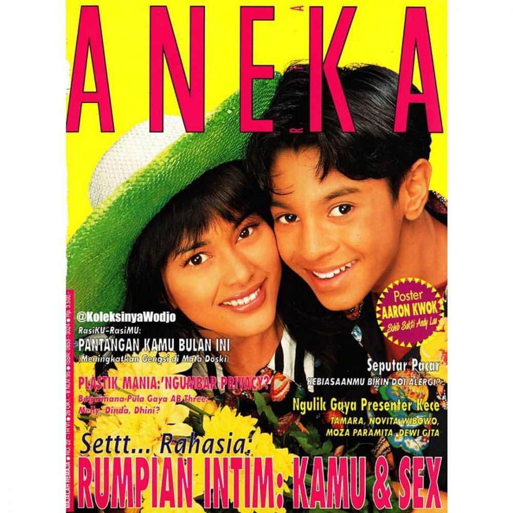 Indra Bekti populerkan senyum tiga jari, ini potret lawas 9 presenter langganan cover majalah 90-an