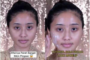 Potret transformasi wanita dirias MUA ala orang India ini hasilnya mirip Tapasya Uttaran, keren abis